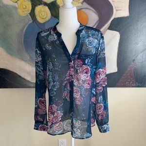 Kut from the Kloth Sinclair Button Front Blouse